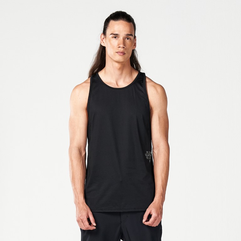 Code Mesh Back Urban Tank - Black